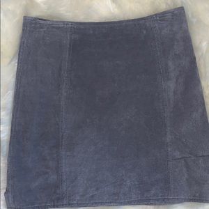 suade skirt